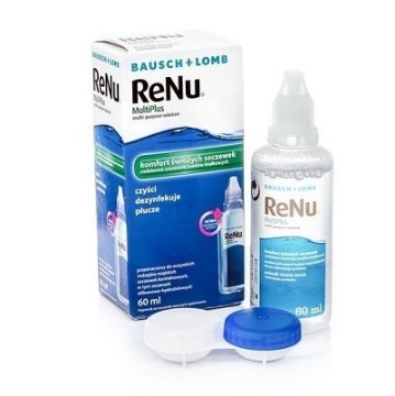 تصویر  محلول شست و شوی لنز رنیو مدل Multiplus - حجم 60 میلی لیتر