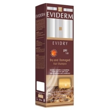 شامپو موهای خشک و آسیب دیده اویدرم مدل EVIDRY