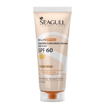 کرم ضد آفتاب فاقد چربی SPF 60 سی گل - بژ روشن