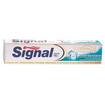 خمیر دندان ضد پلاک سیگنال مدل  Integral 8 interdentaire  - حجم 75 میلی لیتر