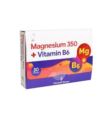 قرص منیزیوم 350 + ویتامین ب 6 – سام آرین اکسیر 30 عددی