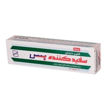 خمیردندان سفید کننده بس - 100 میلی گرم
