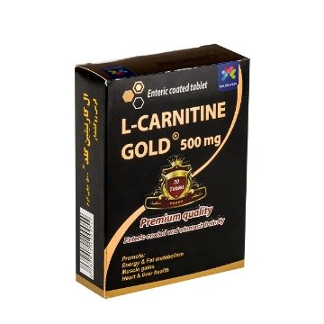 قرص ال کارنیتین گلد 500 میلی گرم - 30 عددی