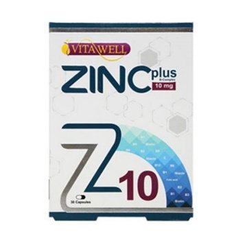 کپسول زینک پلاس 10 میلی گرمی ویتاول -  30 عددی