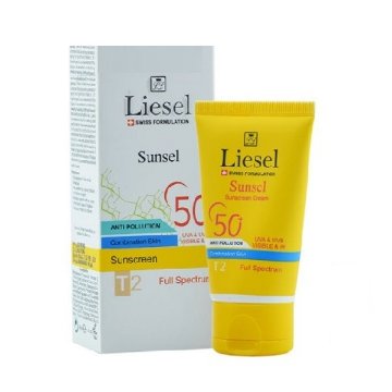 کرم ضدآفتاب رنگی لایسل تی2 برای پوست چرب