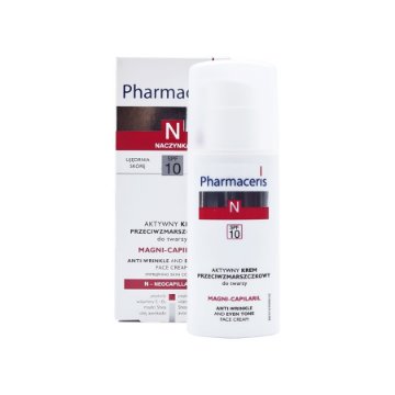کرم ضد چروک صورت فارماسریز مدل مگنی کاپیلاریل SPF10