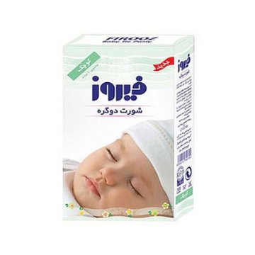 شورت دو گره فیروز - سایز کوچک