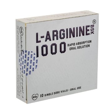 ویال خوراکی ال آرژنین 1000 بی اس کی – 10 عددی