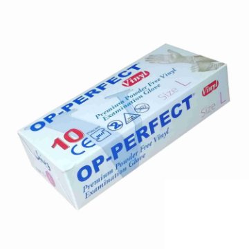 دستکش وینیل OP-Perfect سایز بزرگ - 10 عددی