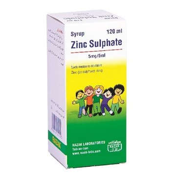 شربت زینک سولفات 5 میلی گرم رازک