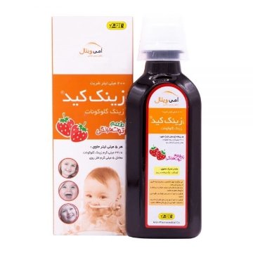 شربت زینک کید امی ویتال با طعم توت فرنگی