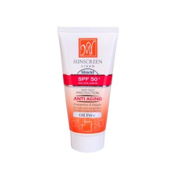 كرم ضد آفتاب SPF50 فاقد چربی بی رنگ مای