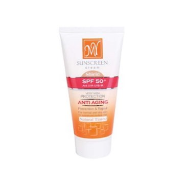 کرم ضد آفتاب رنگی طبیعی SPF 50 مای