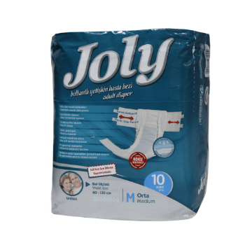 پوشینه چسبی بزرگسال جولی سایز متوسط - 10 عددی