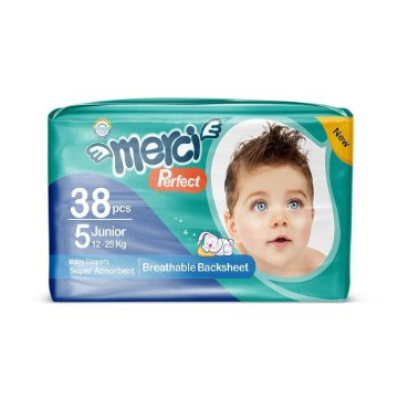 پوشک بچه مرسی سایز 5 بسته 38 عددی
