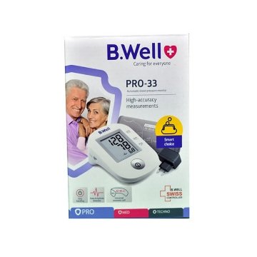 دستگاه فشارسنج بازویی دیجیتال بازویی بی ول B.Well مدل PRO33