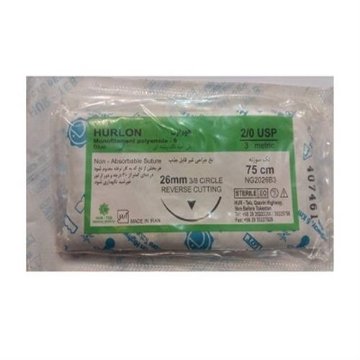 نخ بخیه نایلونی 0/2