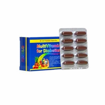 کپسول مولتی ویتامین افراد دیابتی دیابتیک دانا - 30 عددی