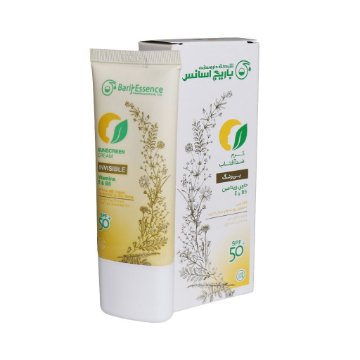 کرم ضد آفتاب SPF50 پوست‌ نرمال تا چرب باریج اسانس