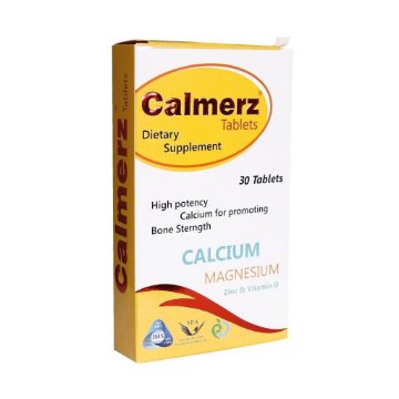 قرص کلسیم منیزیم زینک کالمرز سیمرغ دارو - 30 عددی