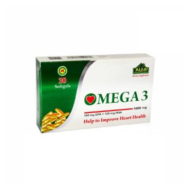 کپسول امگا3 بدون جیوه آلفا - 30 عددی