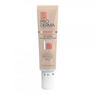 کرم ضد چروک رنگی دور چشم پرودرما SPF30