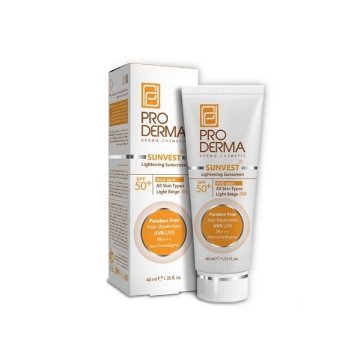 کرم ضدآفتاب و روشن کننده بژ روشن SPF50 پرودرما