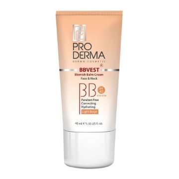 بی بی کرم فاقد چربی SPF40 پرودرما - بژ روشن