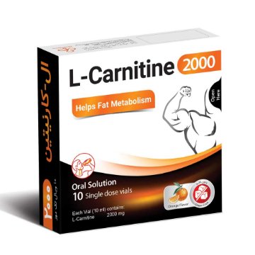 محلول خوراکی ال کارنیتین 2000 پارس بهوزان جم  - 10 عددی