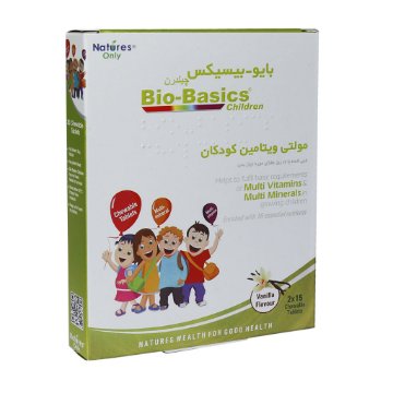 قرص مولتی  ویتامین کودکان بايوبيسيکس نیچرز اونلی - 30 عددی