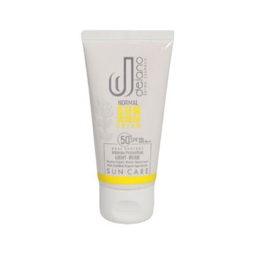 کرم ضد آفتاب SPF50 پوست خشک دلانو - بژ روشن