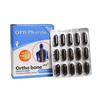 کپسول کلسیم منیزیم زینک ژلاتینی اورتو بن پلاس او پی دی فارما - 30 عددی
