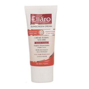 کرم ضد آفتاب و ضد چروک SPF 50 الارو انواع پوست - بژ طبیعی