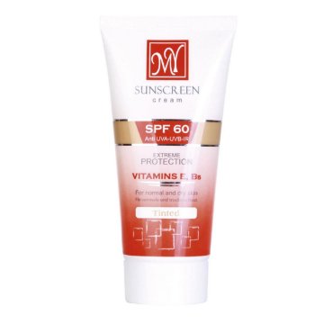 کرم ضد آفتاب رنگی SPF 60 پوست خشک و معمولی مای