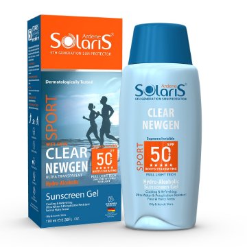 ژل ضدآفتاب پوست چرب و جوش دار SPF 50 کلیر نیوژن آردن سولاریس - 100 میلی لیتر