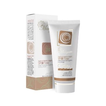 کرم ضد آفتاب SPF 30 مارگریت پوست معمولی تا چرب - بژ روشن