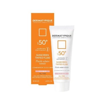 کرم ضد آفتاب SPF50 پوست چرب درماتیپیک - رز بژ