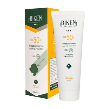 کرم ضدآفتاب فاقد چربی بیکن SPF50 شماره 1  بژ روشن