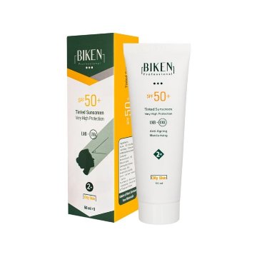 کرم ضد آفتاب فاقد چربی بیکن SPF 50 شماره +2  بژ تیره 