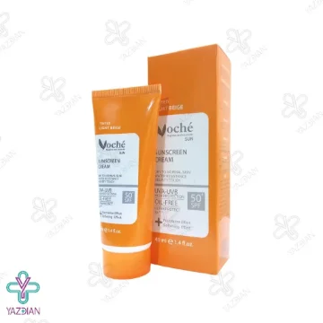 کرم ضد آفتاب SPF50 وچه مناسب پوست خشک و معمولی - بژ روشن