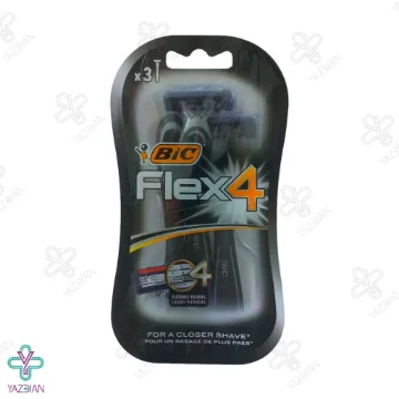 خودتراش 4 لبه مدل Flex4 بیک - 3 عددی
