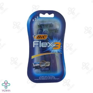 خودتراش 3 لبه مدل Flex3 بیک - 3 عددی