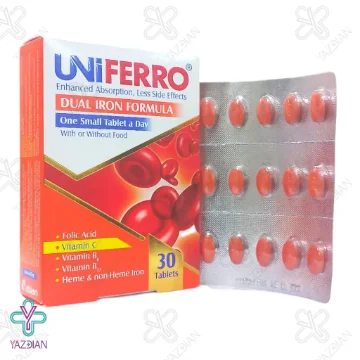 قرص آهن یونی فرو ابیان دارو - 30 عددی