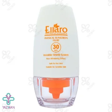 کرم ضدآفتاب فیزیکال فلوئید بی رنگ SPF30 پوست حساس الارو - 50 میلی لیتر	
