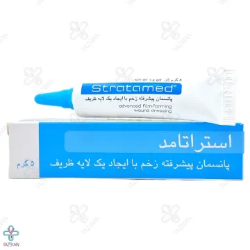 ژل ترمیم کننده و بهبود زخم استراتامد استرات فارما - 5 گرم ژل ترمیم کننده و بهبود زخم استراتامد استرات فارما - 5 گرم