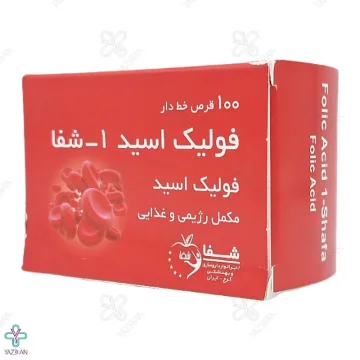 قرص فولیک اسید 1 میلی گرم - 100 عددی	