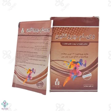 پودر وی ام پروتئین شکلاتی ایران دارو - 10 عددی	