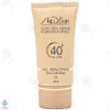 کرم ضد آفتاب SPF 40 با پوشش کرم پودر مدیسان مناسب انواع پوست - رنگ بژ خیلی روشن