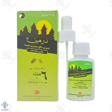 اسپری دافع حشرات درمین - 60 میلی لیتر