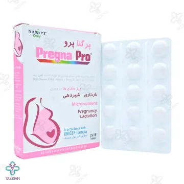قرص تقویتی دوران بارداری پرگنا پرو نیچرز اونلی - 30 عددی